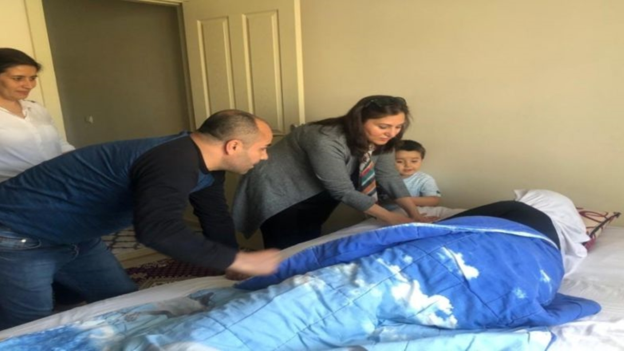 Iğdır'da Sema Ünlü, Öner ailesini ziyaret etti