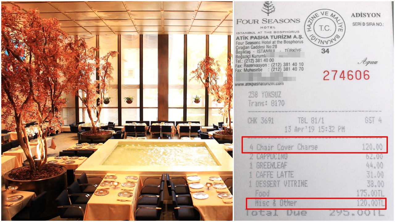 'Sandalye' için 120 TL ücret alındı!