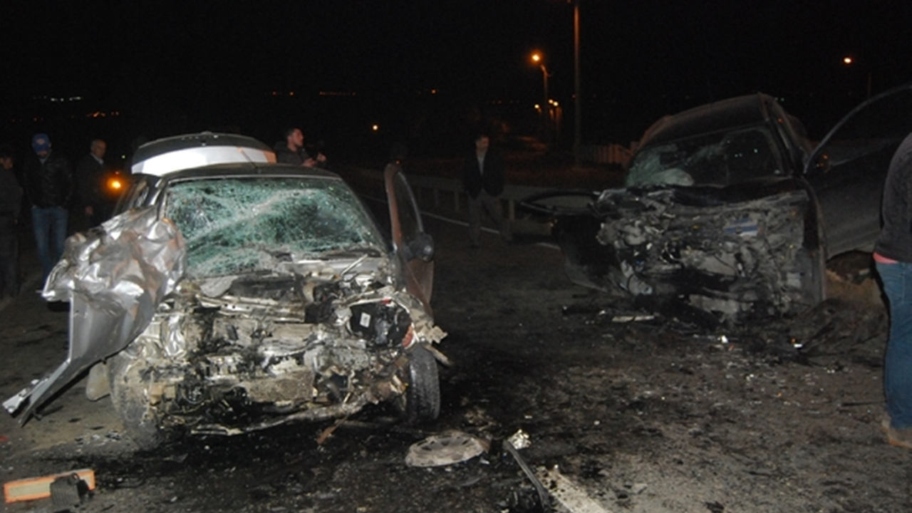 Tekirdağ'da 2  kaza: 1 ölü, 5 yaralı