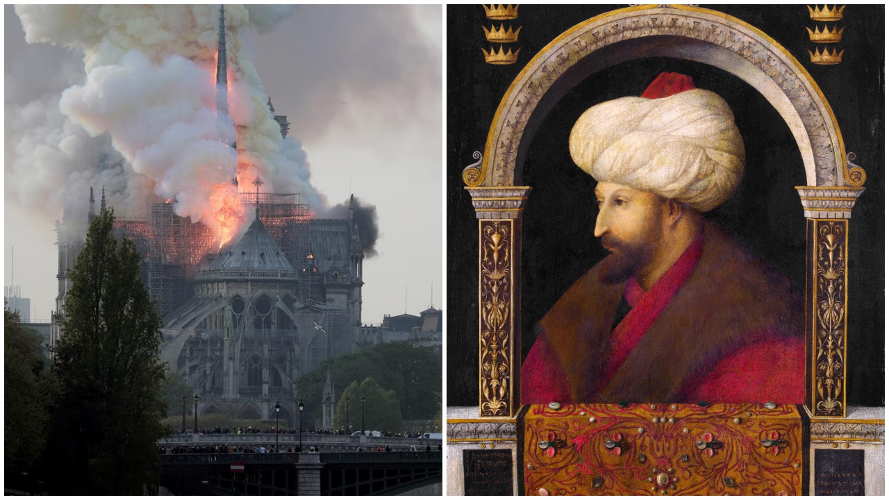 Notre Dame yangınını hiç böyle okumadınız!