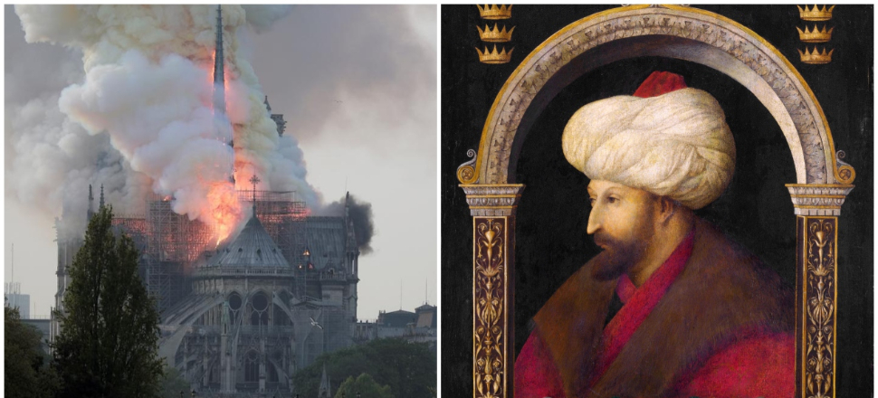 Notre Dame yangınını hiç böyle okumadınız!
