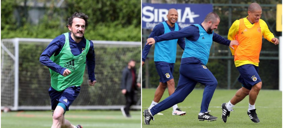 Fenerbahçe'nin eski yıldızları sahneye çıktı!