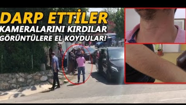 Kılıçdaroğlu'nun korumaları gazetecileri darp edip görüntülerini gasp etti.