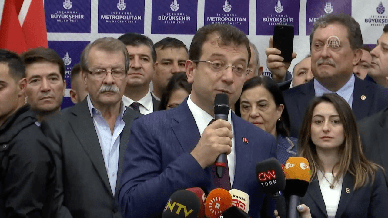 İmamoğlu Saraçhane'de açıklama yaptı!