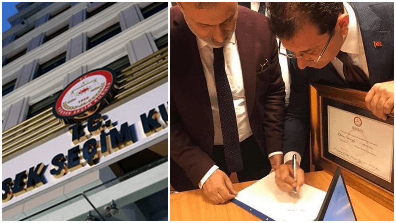 YSK'dan İmamoğlu'na mazbatayı vermeyin kararı!