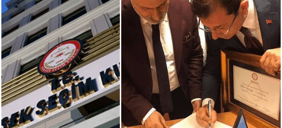 YSK'dan İmamoğlu'na mazbatayı vermeyin kararı!