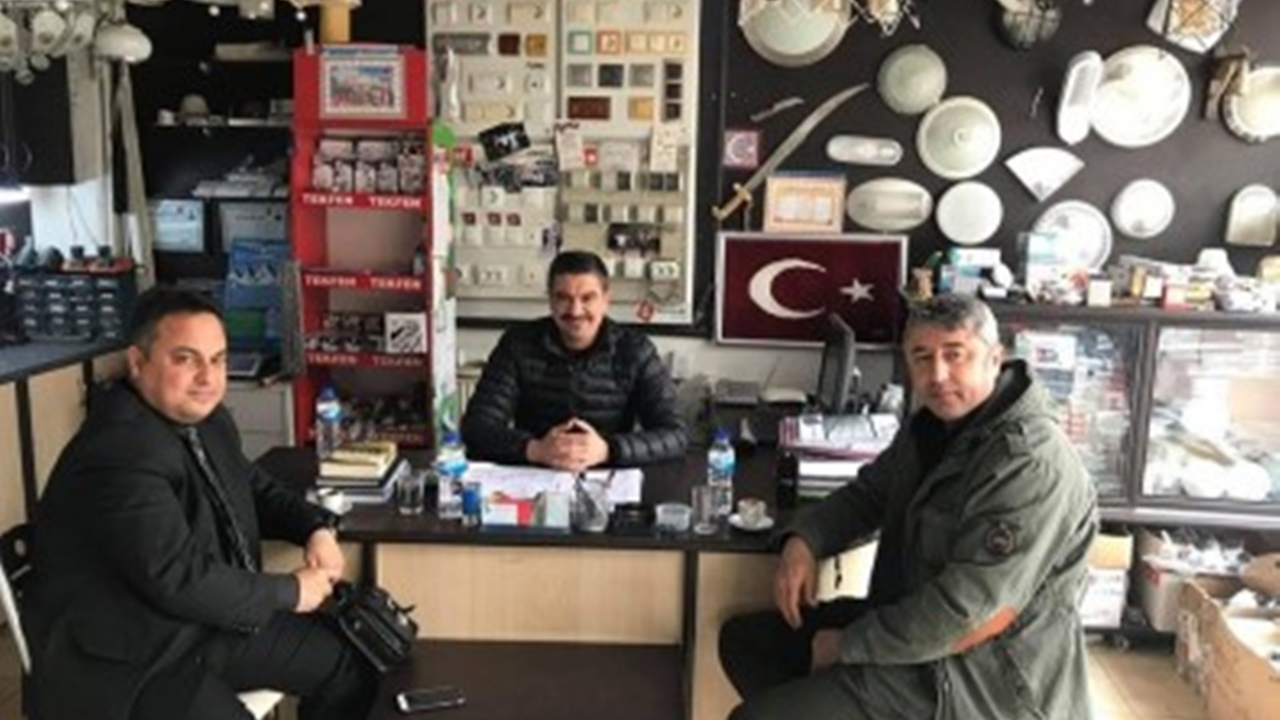 Kütahya'da Kaymakam Türker Çağatay Halim’den esnaf ziyareti