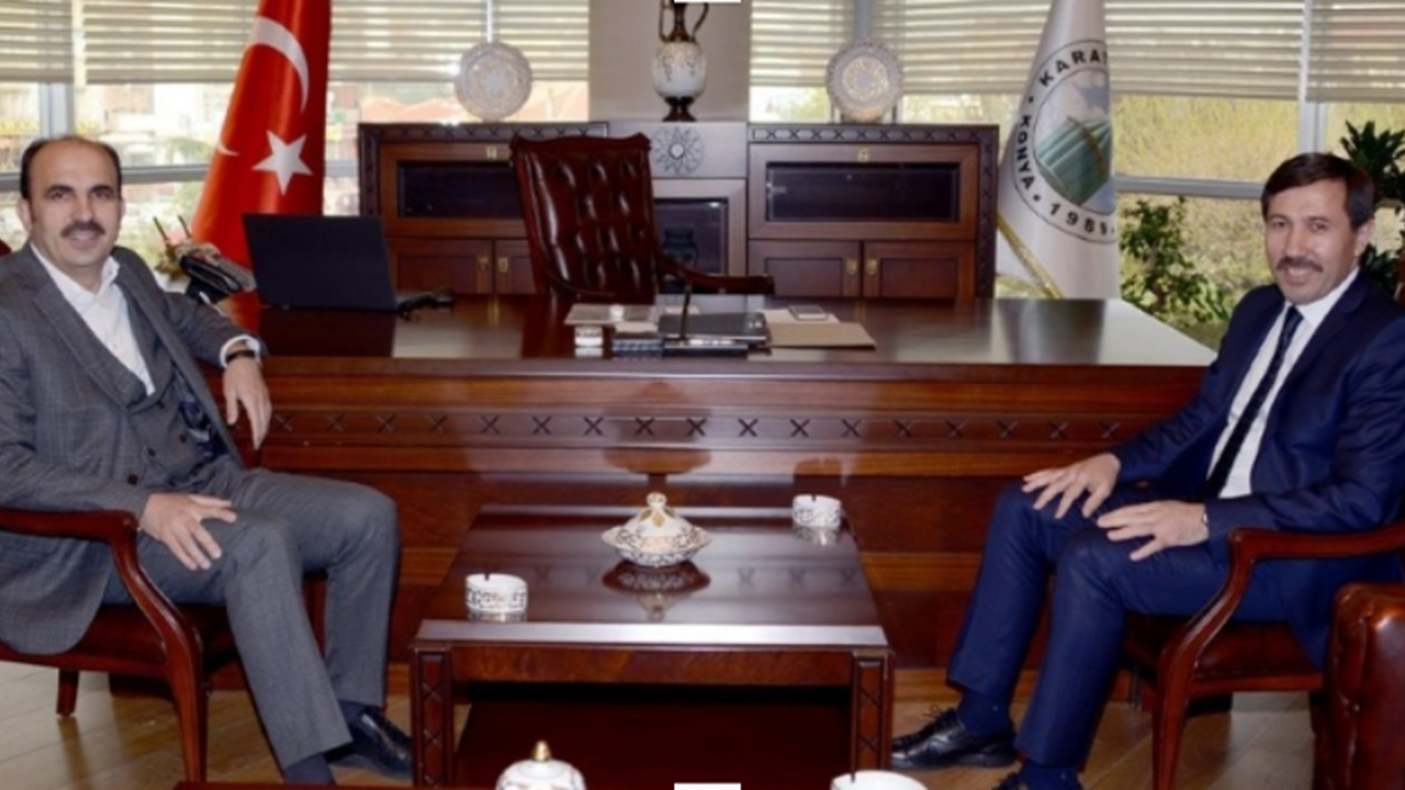 Konya'da Başkan Uğur İbrahim Altay’dan Hasan Kılca’ya ziyaret