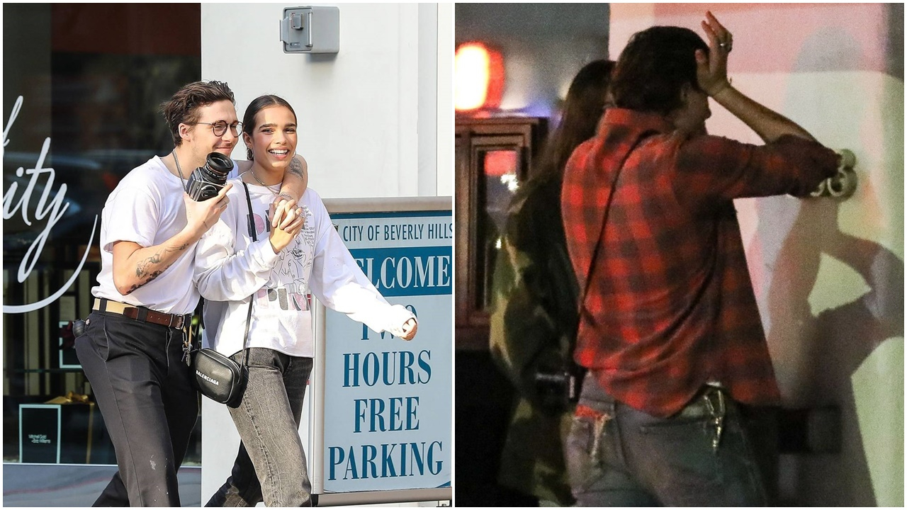 Brooklyn Beckham ve Hana Cross sokak ortasında kavga etti!