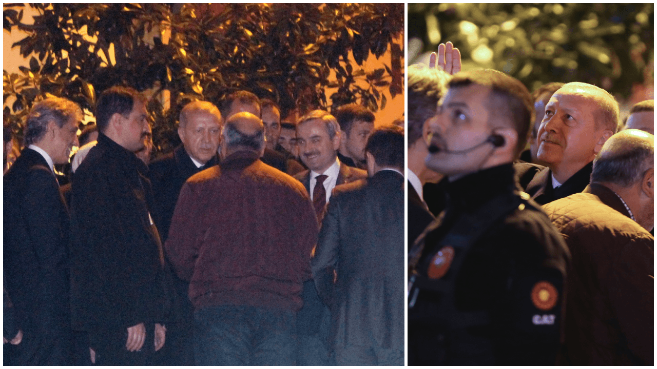 Erdoğan AK Parti İl Başkanlığı'ndan ayrıldı!