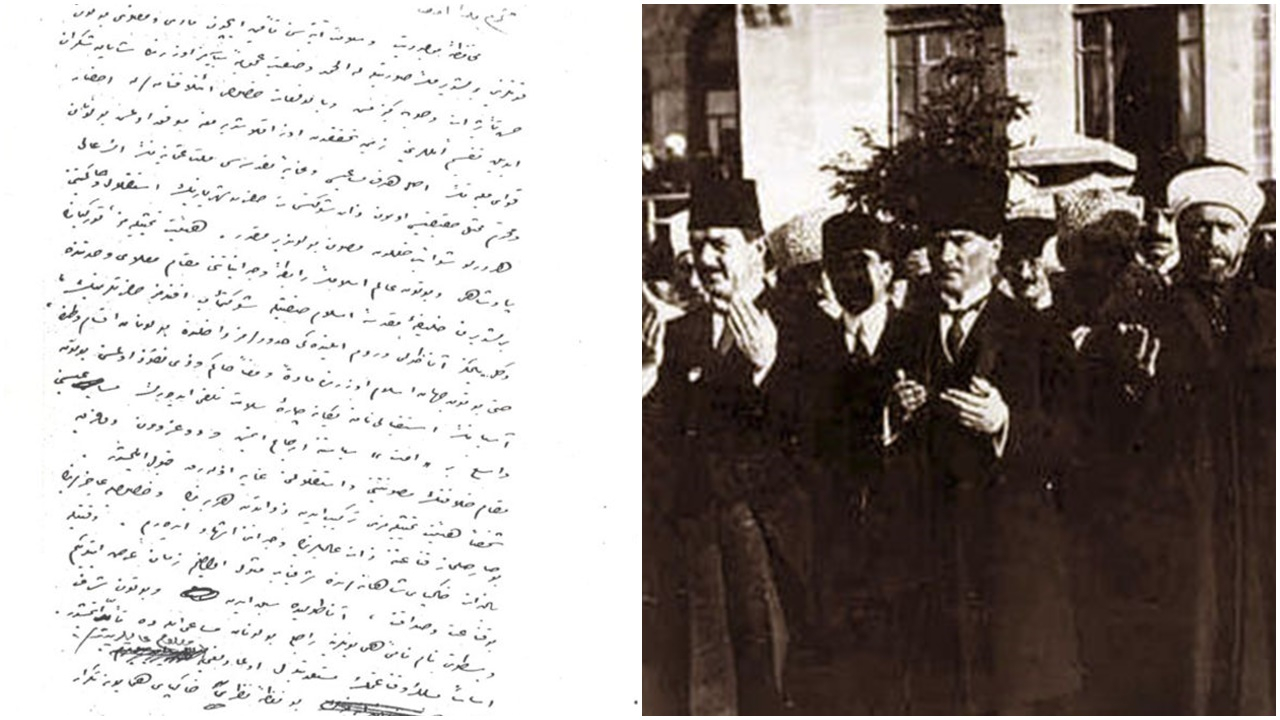 Atatürk'ün Vahideddin'e yazdığı mektup!