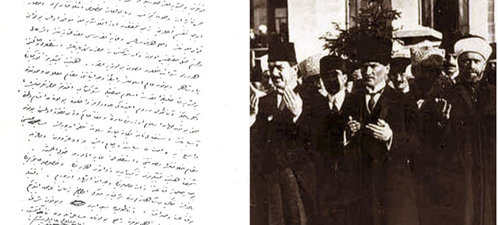 Atatürk'ün Vahideddin'e yazdığı mektup!