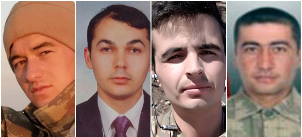 Kuzey Irak şehitlerimizin isimleri ve memleketleri!