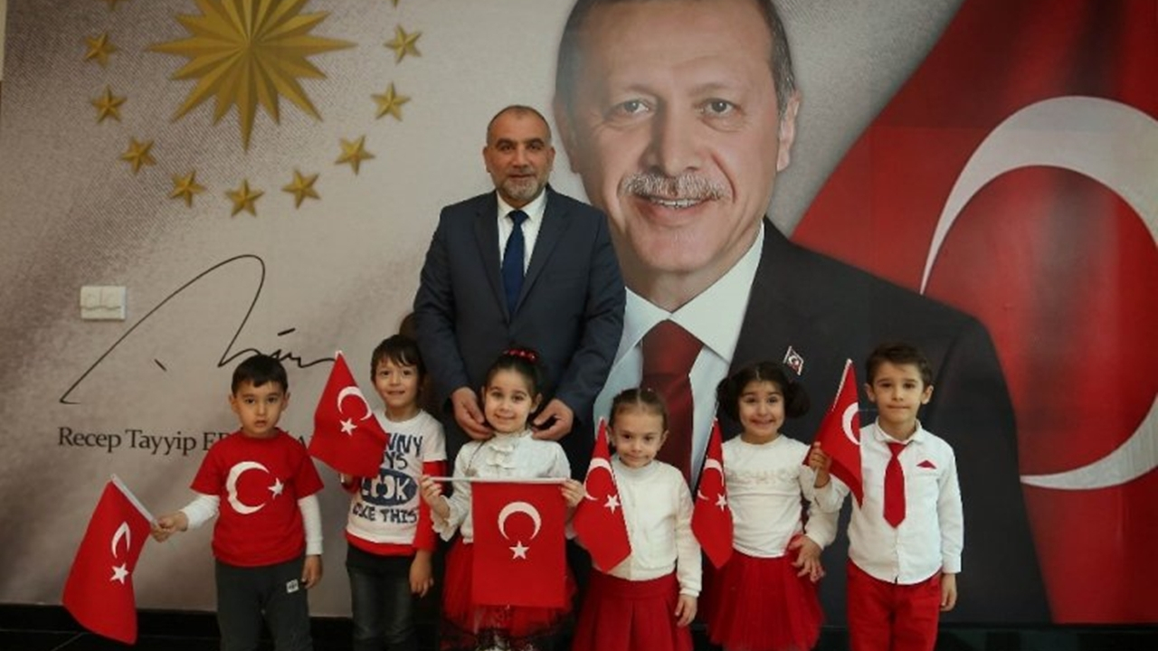 Samsun'da Başkan İbrahim Sandıkçı çocukları ağırladı