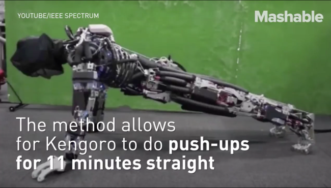Terleyen robot üretildi!