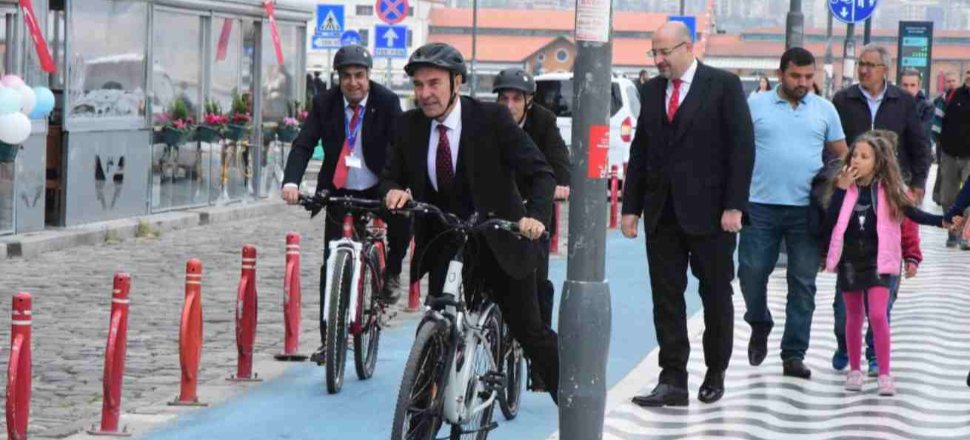 CHP'li Tunç Soyer'e "bisikletten in" ikazı!