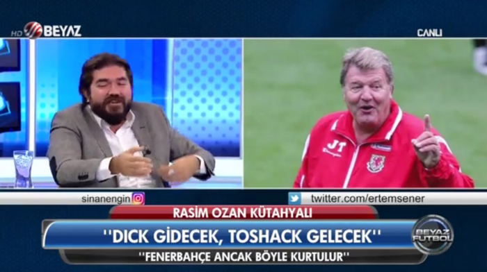 Rasim Ozan'ın çirkin imalı sözleri ve ekrandaki altyazı Fenerbahçelileri çileden çıkardı
