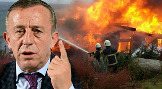 Ali Ağaoğlu büyük şok! Evi yandı...