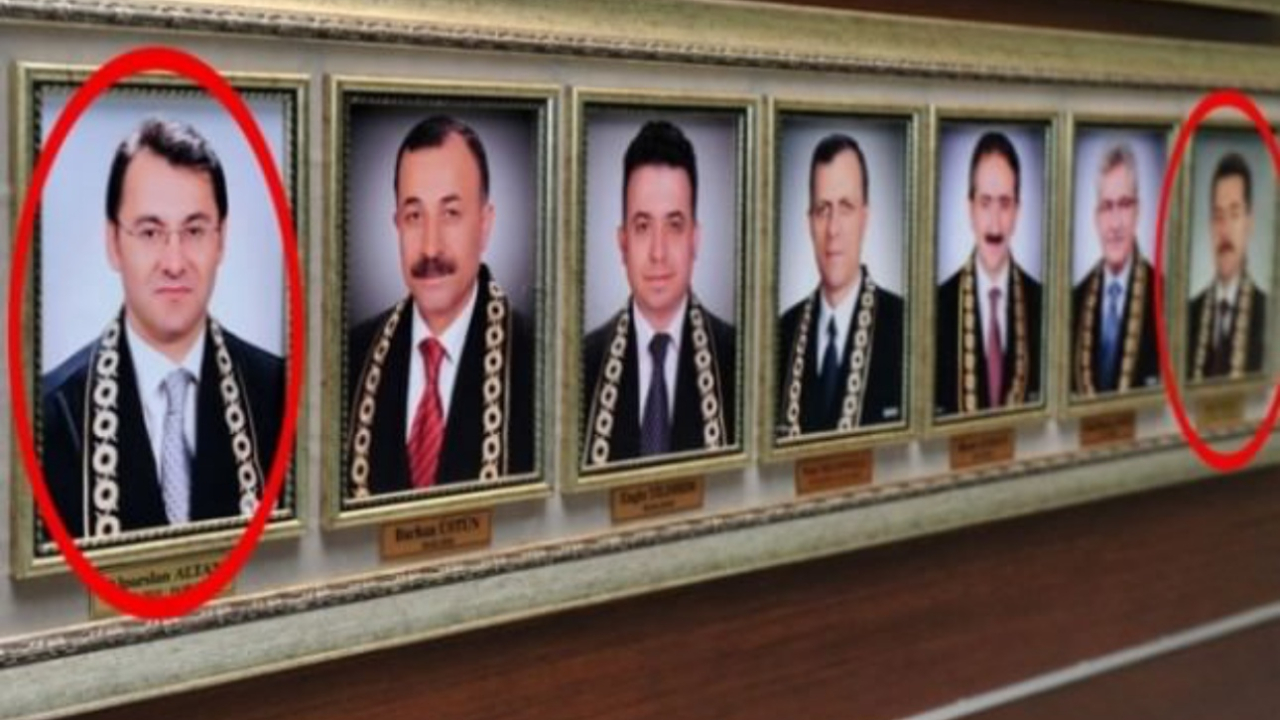 Onlar hapiste ama fotoğrafları yüksek mahkeme duvarında!