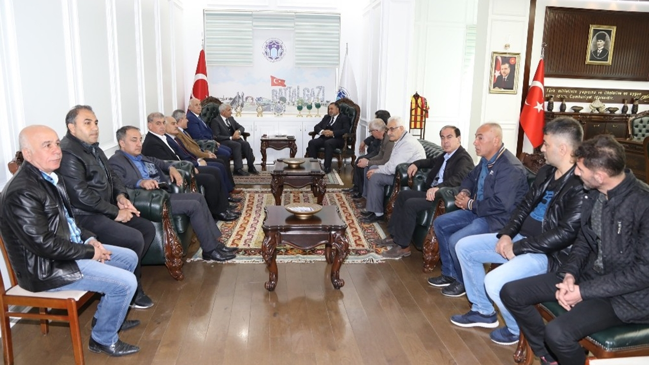 Malatya'da Türk-İş’ten Başkan Osman Güder’e ziyaret