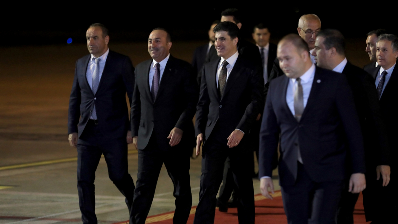 Dışişleri Bakanı Çavuşoğlu Erbil'de...