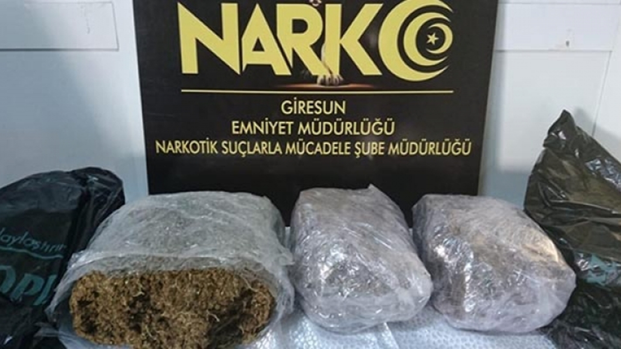 Giresun’da uyuşturucu taciri 5 kişi tutuklandı