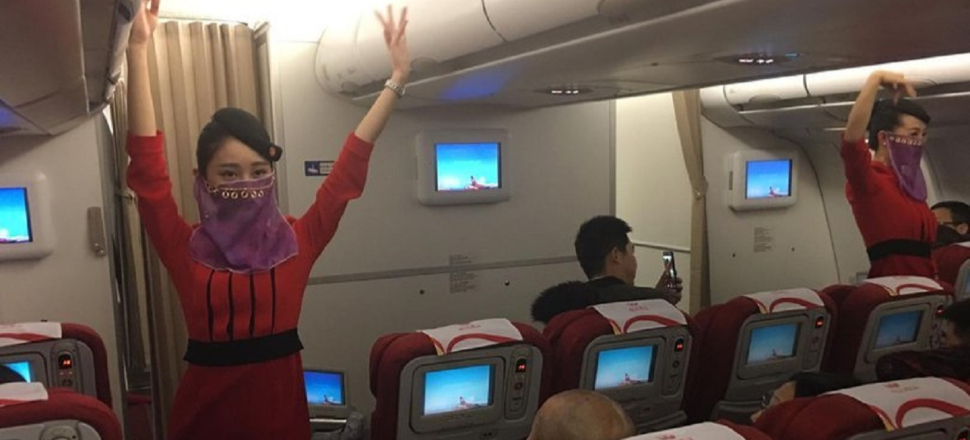 Hosteslerden 10 bin metrede Türk müziğiyle dans!