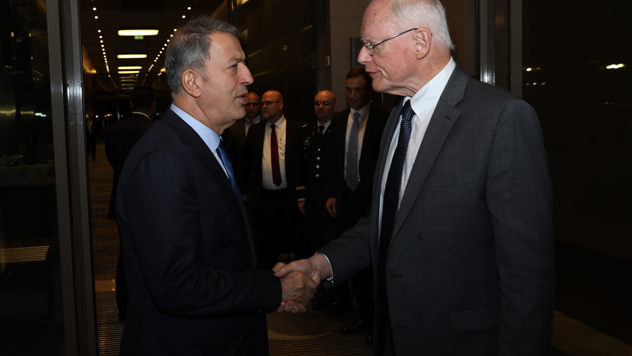 Bakan Akar, Jeffrey ile görüştü...