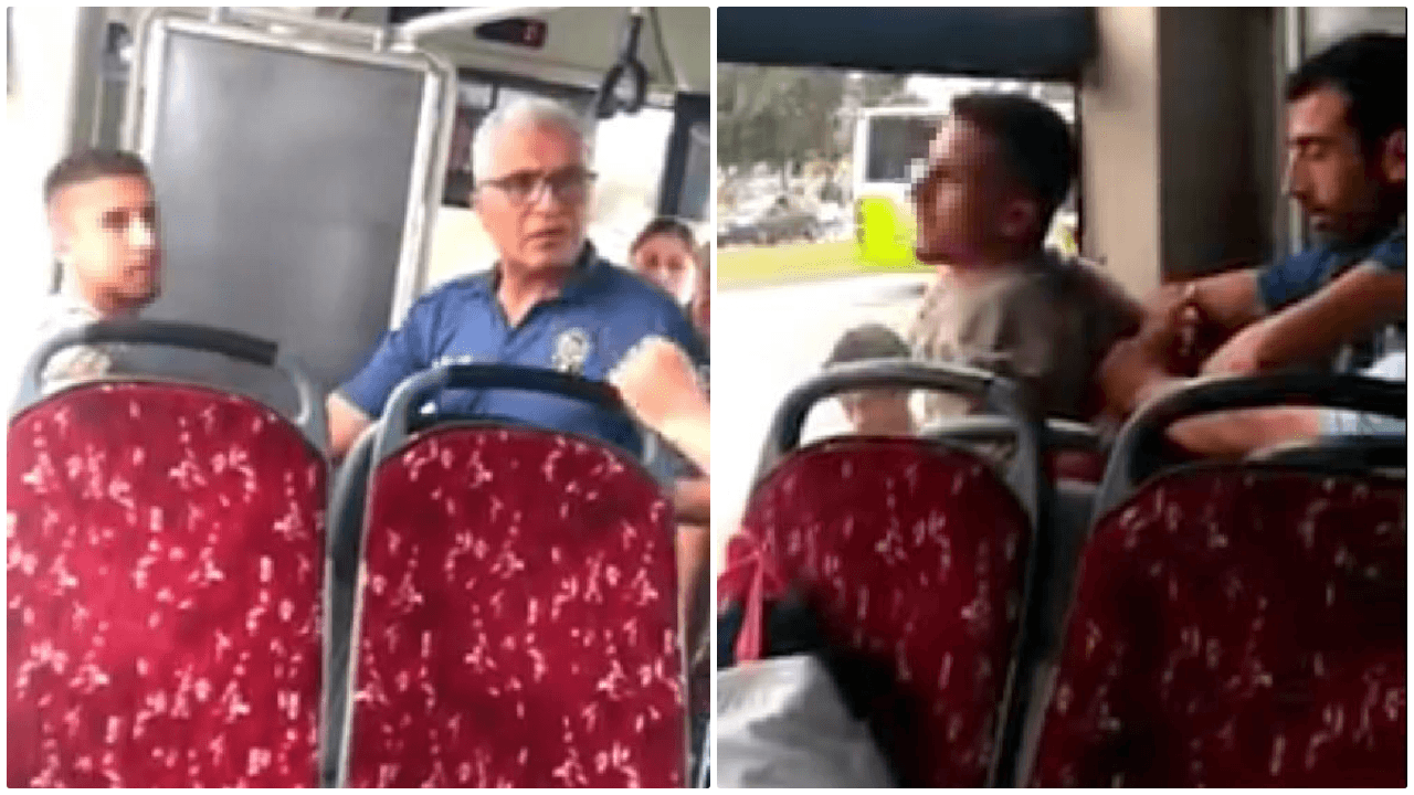 Otobüste yakalanan tacizciden şok savunma!