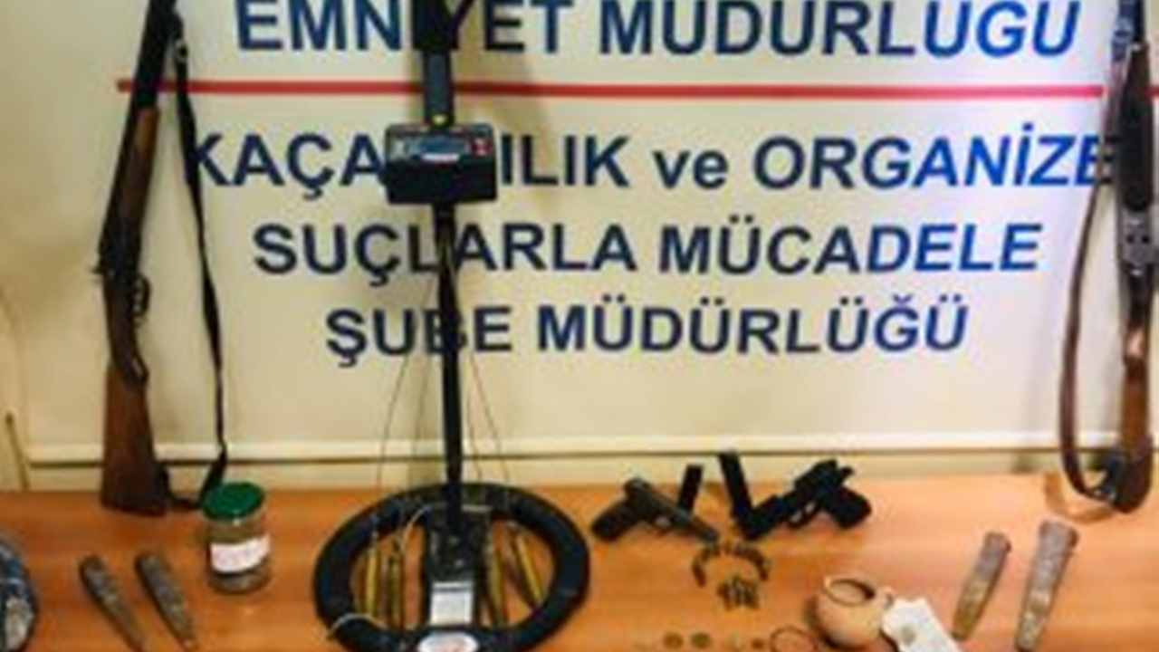 Niğde merkezli defineci baskını: 5 gözaltı