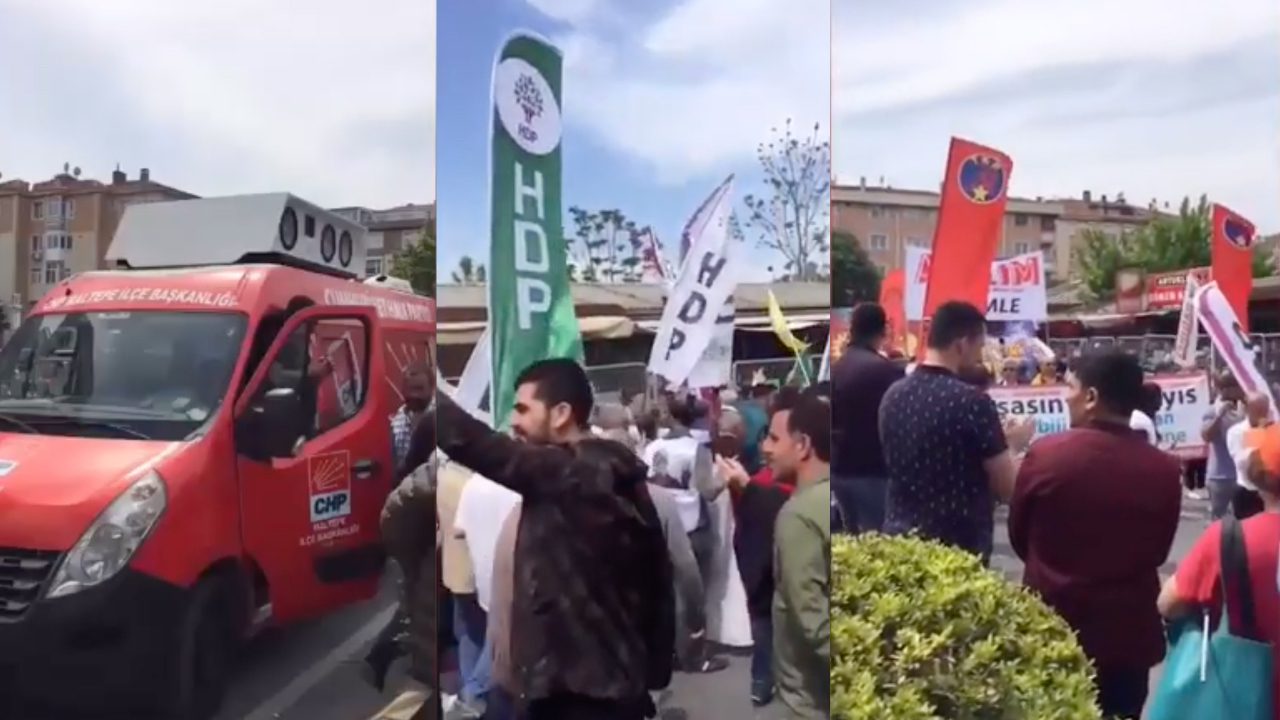 CHP aracından Selahattin Demirtaş'ın şarkısı çalındı!