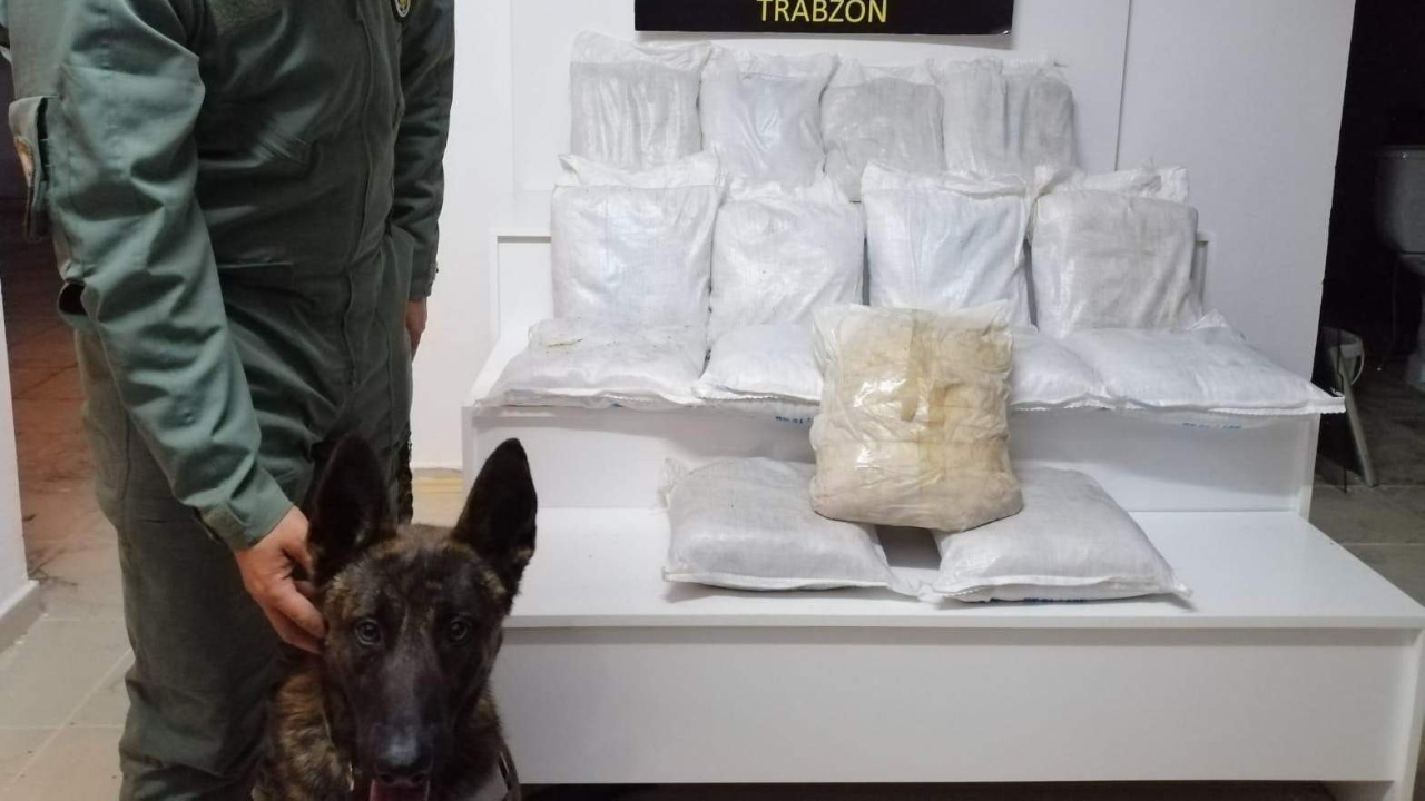 Trabzon'da 122 kilo eroin ele geçirildi...
