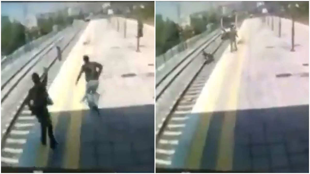 Marmaray'da intihar eden kadını canı pahasına kurtardı!