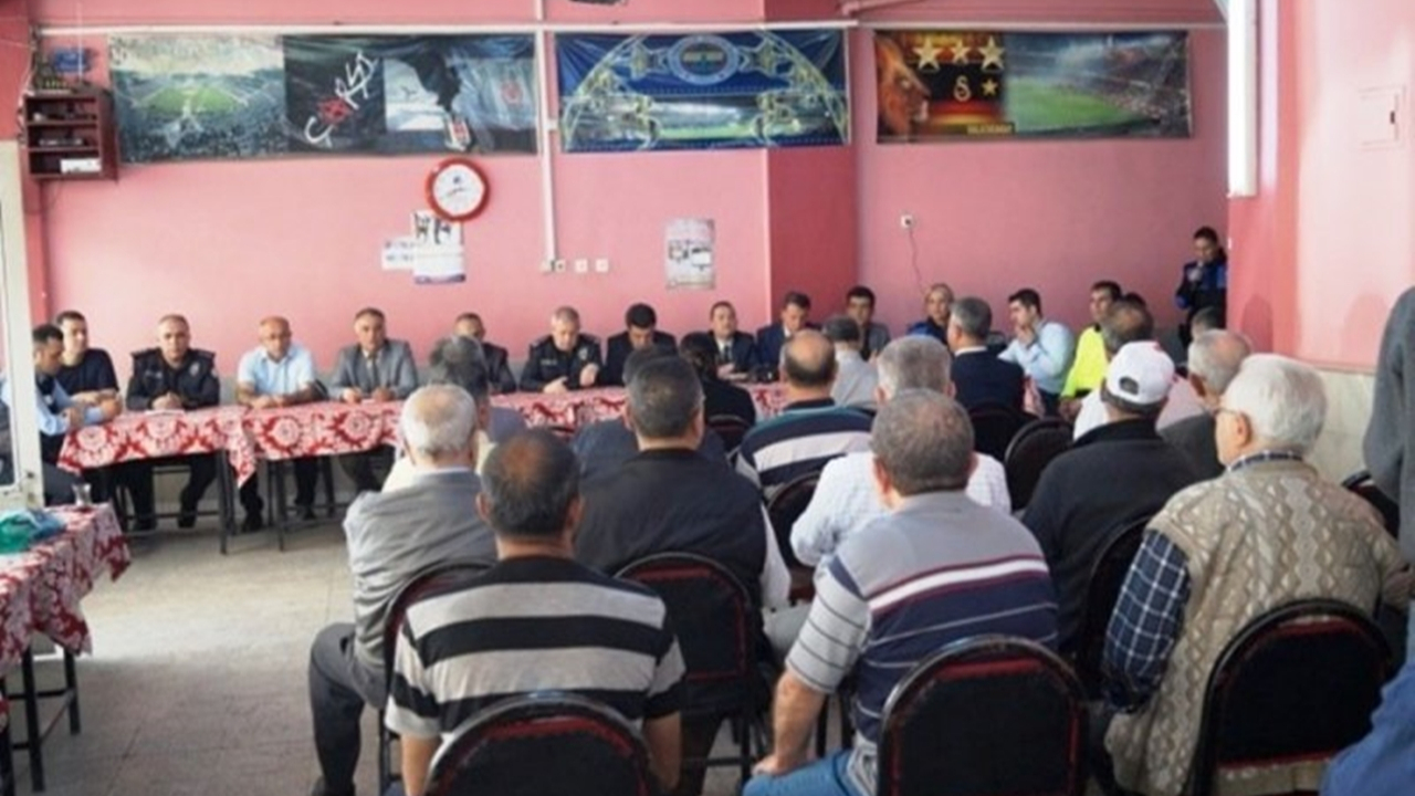 Aydın Emniyeti huzur toplantıları sürüyor