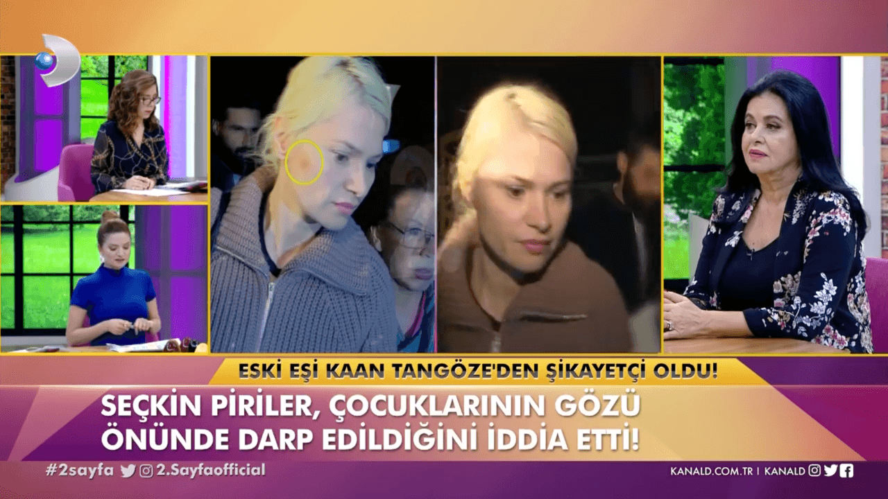 Kaan Tangöze Seçkin Piriler'i çocuklarının önünde darp etti iddiası!