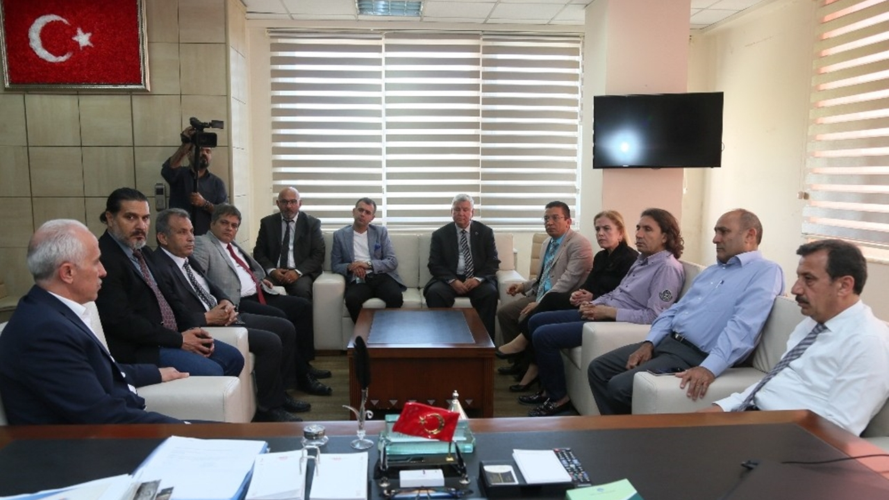 Mersin'de MGC’den Başkan Mustafa Gültak’a ziyaret
