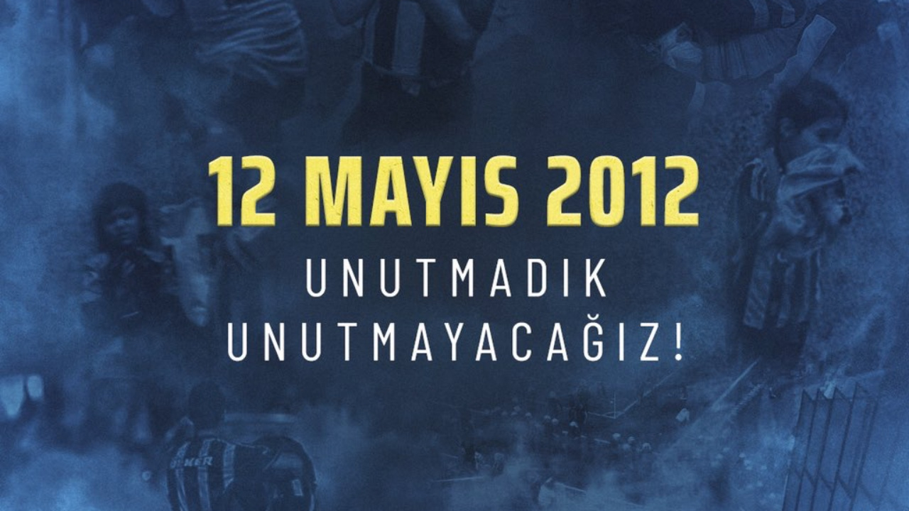 Fenerbahçe'den 12 Mayıs mesajı!