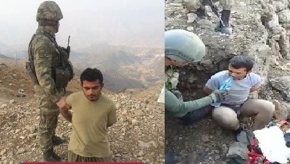 PKK'lı terörist mağarada böyle yakalandı