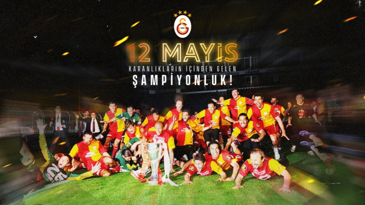 Galatasaray'dan 12 Mayıs göndermesi!
