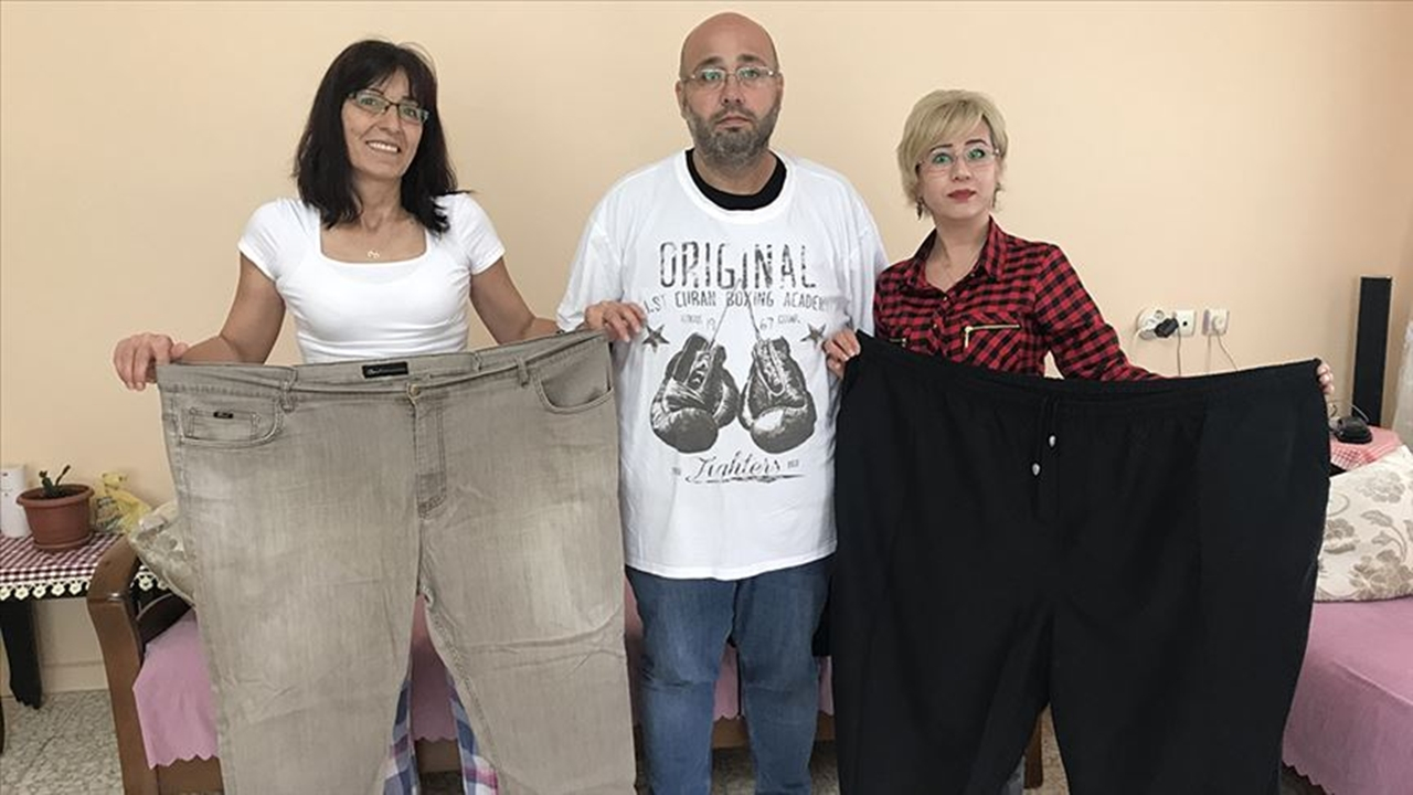 Bir yılda 108 kilo verdi...