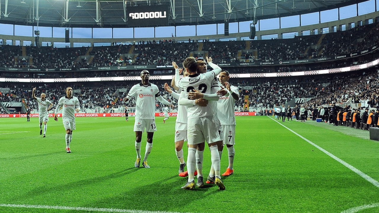 Beşiktaş zirve takibini sürdürdü! 2-1