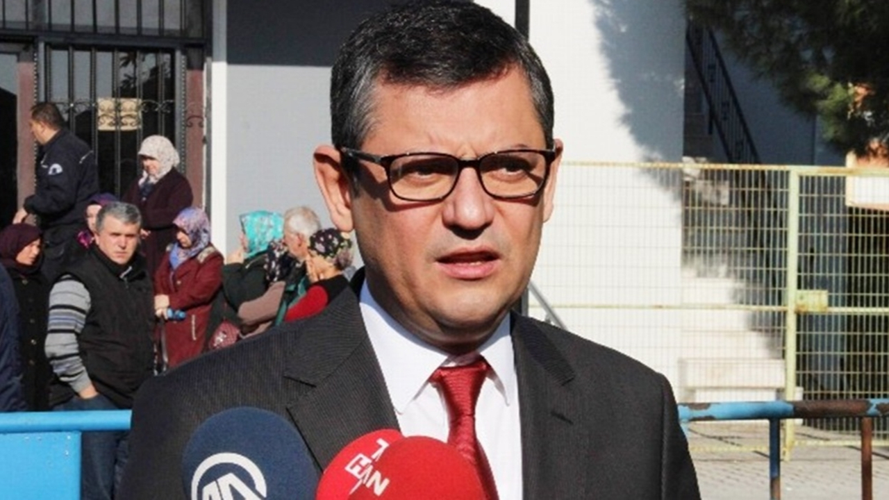 Ankara'da CHP'li Özgür Özel'den 'Çünkü çaldılar' ifadesine tepki