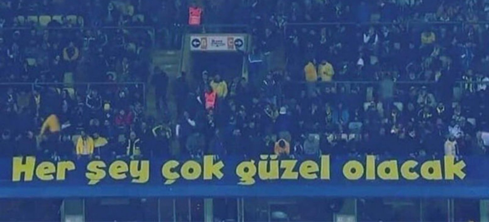 Fenerbahçe'den pankart açıklaması!