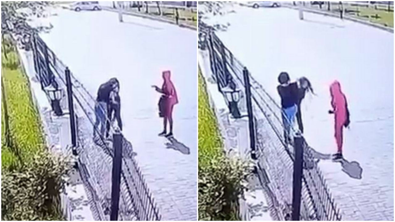 Diyarbakır'da kız kavgası kamerada!