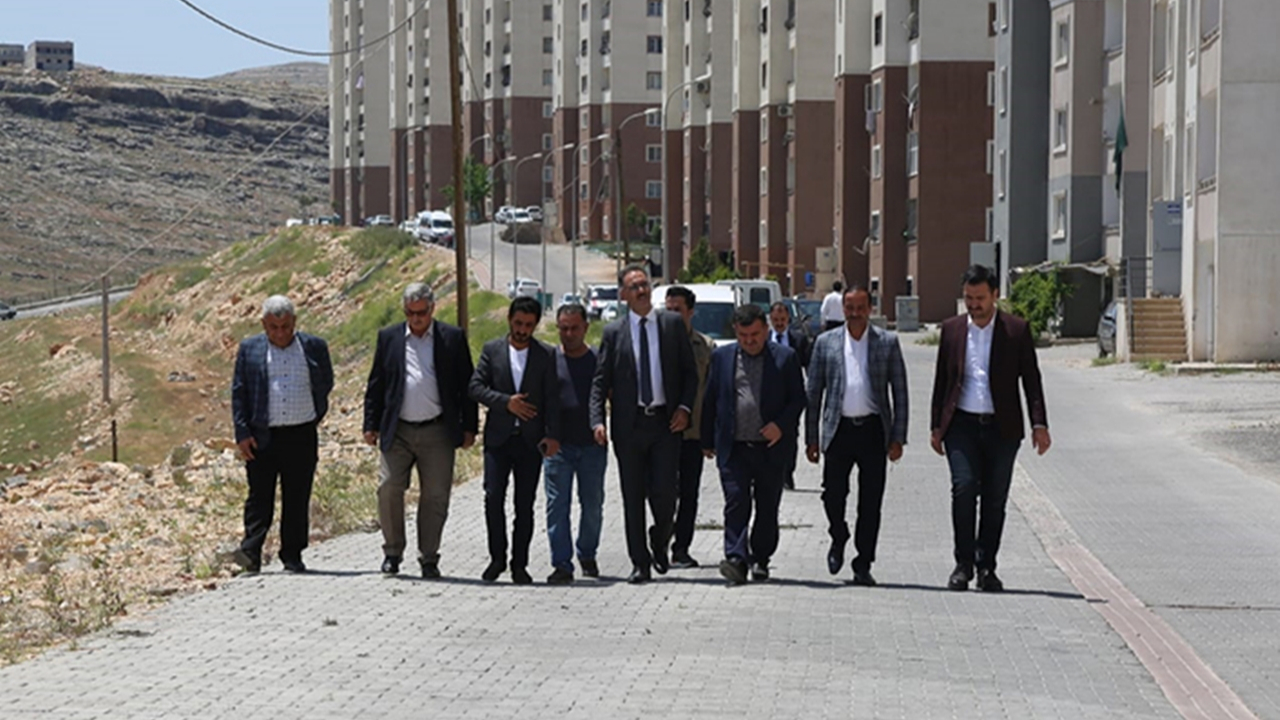 Şanlıurfa'da Mehmet Kuş, Turkuaz konutlarını inceledi