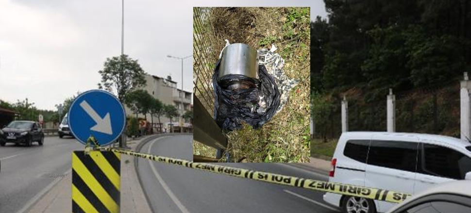 Ümraniye'de ormanlık alanda bomba bulundu...