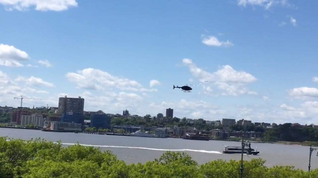 Helikopter nehre böyle çakıldı...