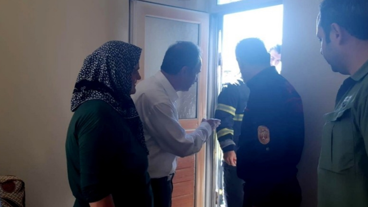 Adıyaman'da Başkan Süleyman Kılınç yangın yerinde