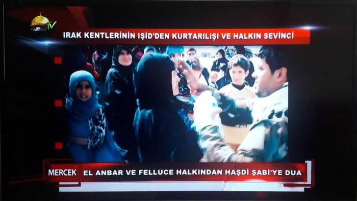 Kudüs TV'de skandal altyazı...Katiller sürüsü Haşdi Şabi'ye övgüler düzdüler