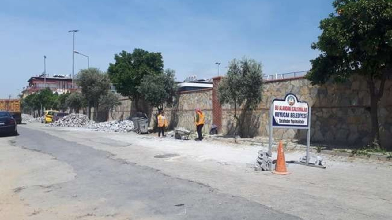 Aydın'da Başkan Metin Ertürk yol çalışmalarını yerinde inceledi
